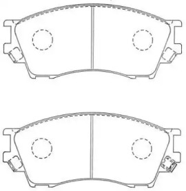 Комплект тормозных колодок AISIN ASN-264